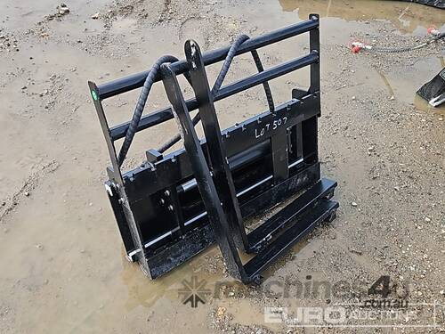 Unused Captok Side Shift Forks to suit Mini Skidsteer Loader 