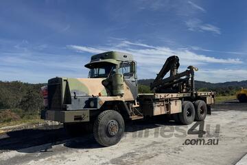 Ex-Defence MACK 6x6 Tray Crane Truck
