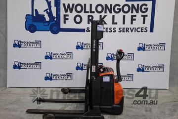 Wollongong Forklift: BT SWE120S Walkie Stacker,1.2T, 2-Stage Mast 2.65m Lift!