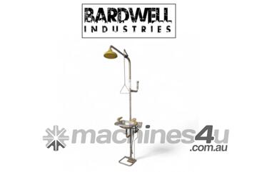 Speakman Emergency Eyewash & Safety Shower Station - Floor Mounted Stainless Steel Unit