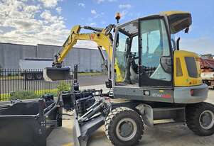 2017 Wacker Neuson EW65 Wheeled Excavator