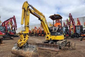 2022 KOMATSU PC30MR-5 3.2T EXCAVATOR (M892) WITH HITCH, BUCKETS, CIVIL SPEC AND 785 HOURS ONLY