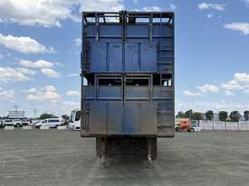 2015 STRASBURG B-DOUBLE LIVESTOCK TRAILER COMBINAT - picture0' - Click to enlarge