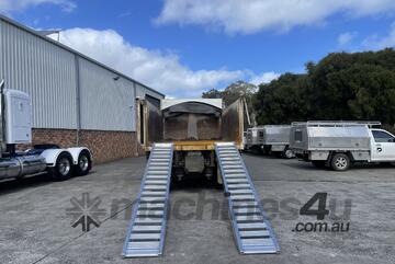 4.5m 4Tonne Heavy Duty Rubber Tyre,Rubber Track Machinery Loading Ramps