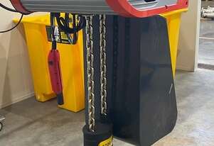 Never used Kone electric chain hoist and festoon system for sale (3,200kg) at less than half price!