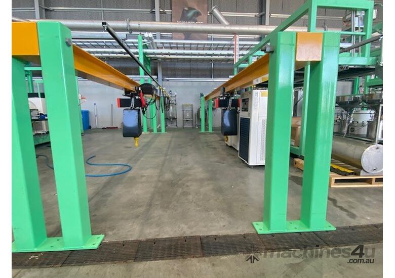 Never used Kone electric chain hoist and festoon system for sale (3,200kg) at less than half price!