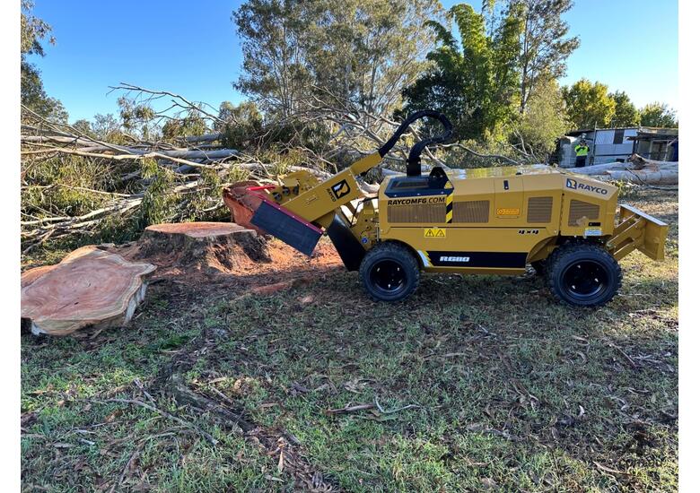 Used 2023 model Rayco RG80-R - 85HP Stump Grinder | Fully Radio Control | Blade