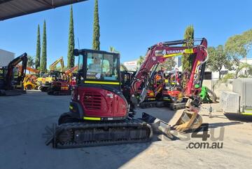 2022 YANMAR VIO55-6 EXCAVATOR (EX149) WITH TILT HITCH, BUCKETS, CIVIL SPEC AND 1716 HRS