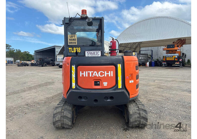 2017 Hitachi ZX65USB-5A Excavator (Rubber Tracked)