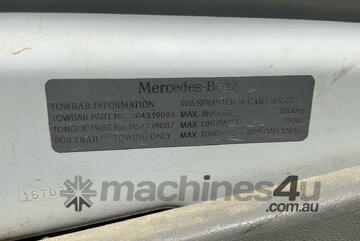 2016 Mercedes Benz Sprinter Crew Cab Table Top