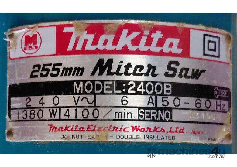 Makita 255mm Mitre Saw – Model 2400B – 240V – With Stand