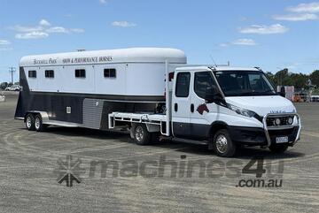 2022 IVECO DAILY TRUCK W/ 2013 STRATHBOGIE TRAILER