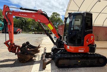2022 Kubota U55-4 Excavator 2700 Hours Tilt Hitch