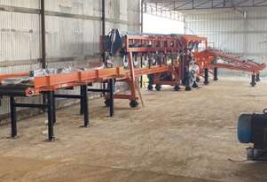 Wood Miser Twin opposed vertical bandsaws