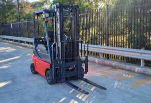 Refurbished Linde E16P Electric 4-Wheel Container Mast Forklift