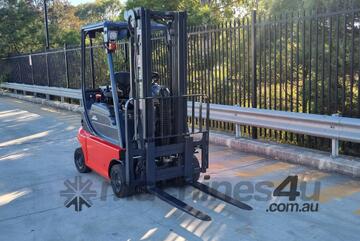 Refurbished Linde E16P Electric 4-Wheel Container Mast Forklift