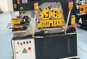 PUNCHTECH 90 TON IRON WORKER | HYD PLATE CLAMPING | LASER ALIGNMENT LIGHT | PRESS BRAKE TOOLING