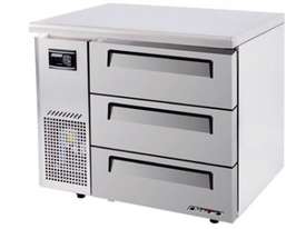 Turbo Air KUF9-3D-3 Drawer Under Counter Side Prep Table Freezer - picture0' - Click to enlarge