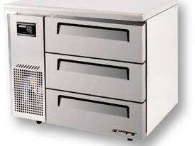 Turbo Air KUF9-3D-3 Drawer Under Counter Side Prep Table Freezer - picture0' - Click to enlarge