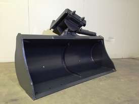 NEW DIG ITS 1500MM HYDRAULIC TILTING BATTER BUCKET SUIT ALL 5-7T MINI EXCAVATORS - picture1' - Click to enlarge