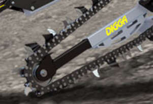 NEW DIGGA HYDRIVE 900mm TRENCHER ATTACHMENT to suit MACHINES upto 8 Tonne