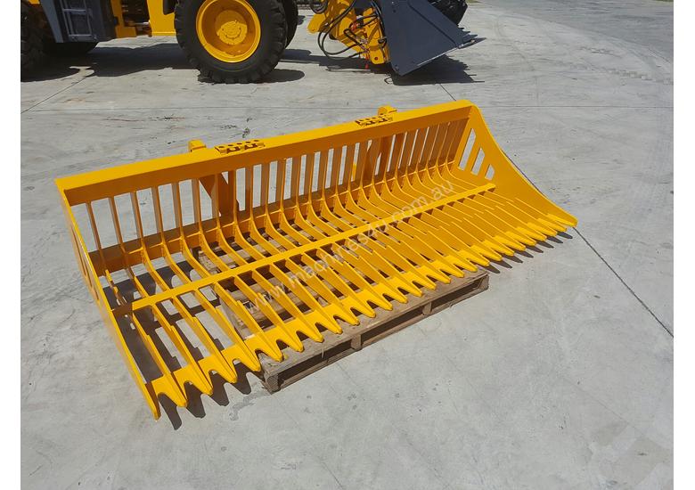 caption Tractor Rock Bucket, Sieve Bucket - Euro Hitch