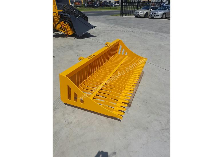 caption Tractor Rock Bucket, Sieve Bucket - Euro Hitch