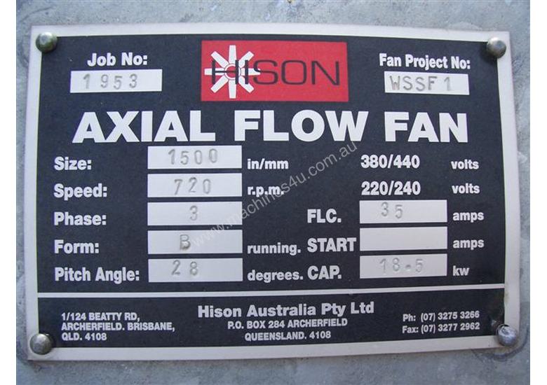 caption Hison Industrial Fan