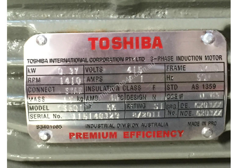Click to view full size photos TOSHIBA TSH01 3Phase Premium Efficiency Induction