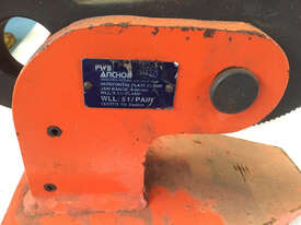 Plate Lifting Clamp set of 2 PWB Anchor 60mm opening x 5 ton per pair - picture1' - Click to enlarge