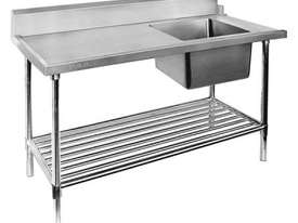 F.E.D. SSBD7-1200R Right Inlet Single Sink Dishwasher Bench - picture0' - Click to enlarge