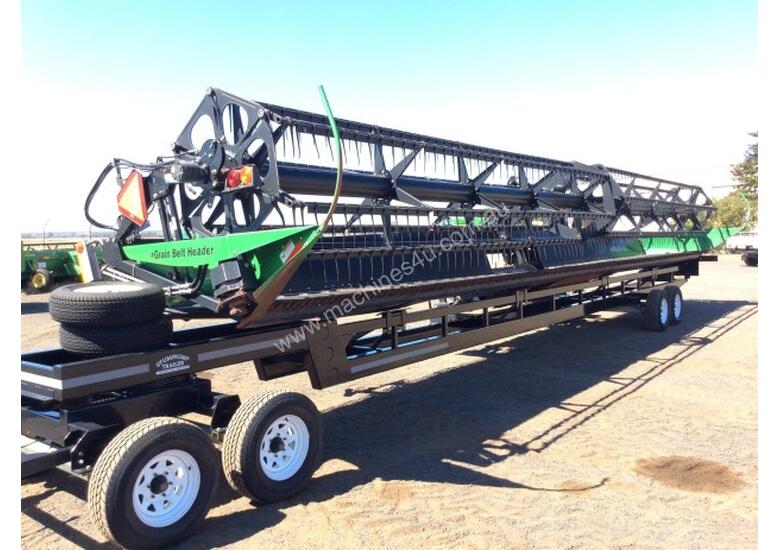 caption Honey Bee 42' Header Front Trailer Harvester/Header