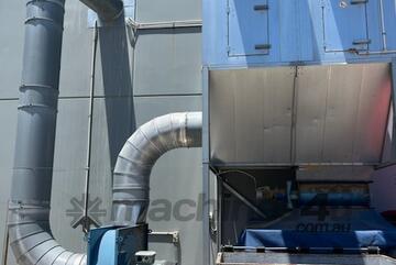AIRTIGHT 50hp AUTO FILTER SYSTEM. LEDA DC-7000 6,020cfm 7.5hp SYSTEM. AIRTIGHT 5hp/10hp Baghouses AIRTIGHT 50hp AUTO FILTER SYSTEM. LEDA DC-7000 6,020cfm 7.5hp SYSTEM. AIRTIGHT 5hp/10hp Baghouses