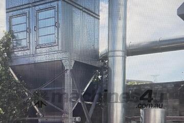 POLEX 30hp DUST BAGHOUSE/SKIP BIN $24,950. AIRTIGHT 50hp AUTO SYSTEM. LEDA DC-7000 6,020cfm 7.5hp