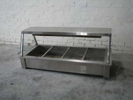 Commercial Stainless Steel Bain Marie Hot Food Bar - 4 Module - picture0' - Click to enlarge