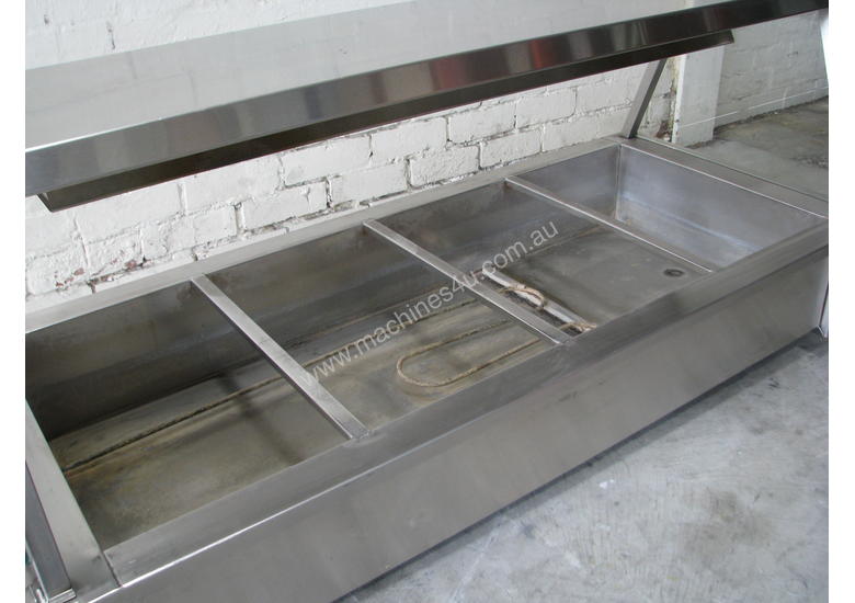Used sharpline Commercial Stainless Steel Bain Marie Hot Food Bar 4