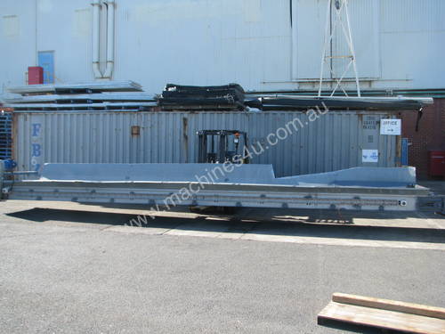 Large Industrial Motorised Belt Conveyor - 9.7m long