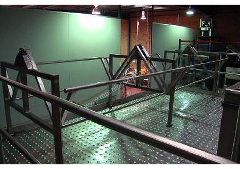 caption Double Helix S/S Ribbon Blender (3000L) on Platform