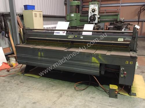 Used Kleen 2500x2mm Hydraulic Guillotine
