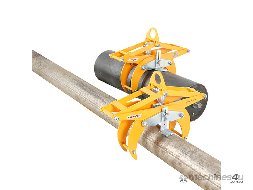 New Aardwolf Lifting Clamp for Round Bar for Pipes and Tubes Crane