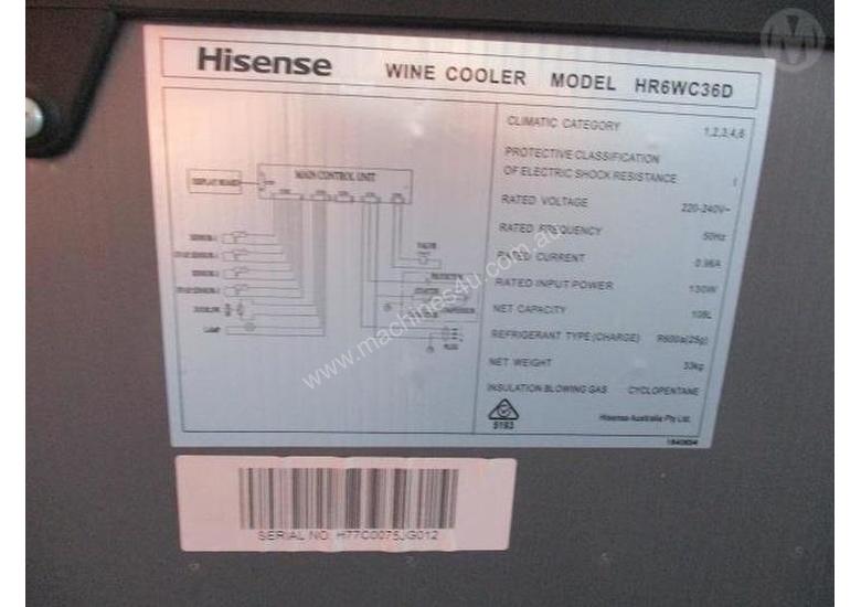 Used Hisense Hisense HR6WC36D Wine Fridge in , Listed on Machines4u