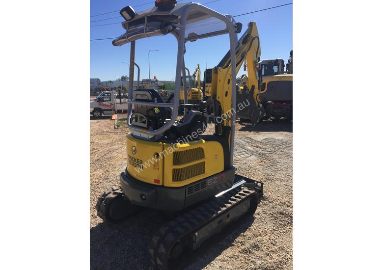 caption Wacker Neuson EZ17 Mini Excavator, Hydraulic Hitch & Bucket Set $32000+gst ZERO PAYMENTS FOR 90 DAYS
