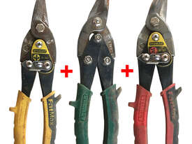 Stanley Fatmax Compound Aviation Snips Set, Straight, Right and Left - picture0' - Click to enlarge