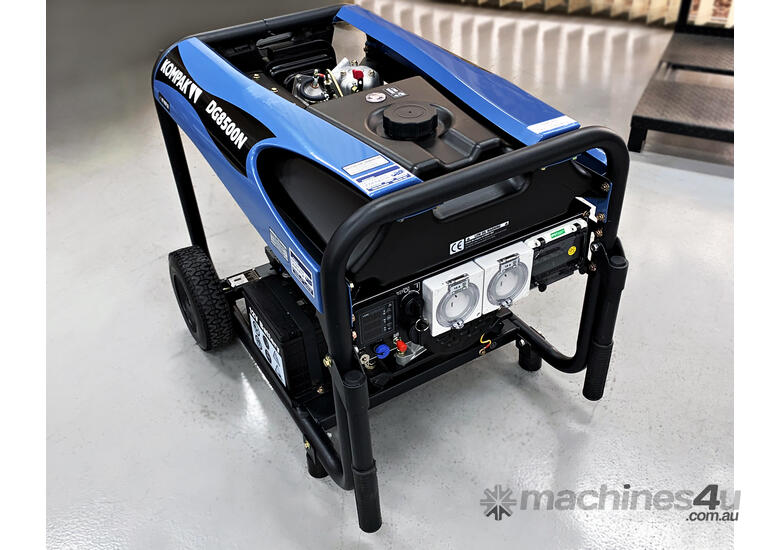caption MACFARLANE - 6.3kW Kompak Open Diesel Generator