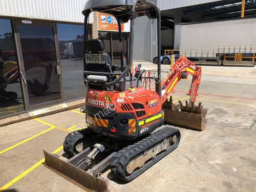 Used 2015 Kubota U17-3 1.7 Tonne Mini Excavator for sale, 1415.00 hrs, Sydney NSW
