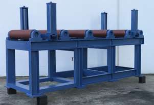 Roller Conveyor Heavy Duty 2000mm Long x 620mm Wide with 280mm High side rollers Non-power feed.