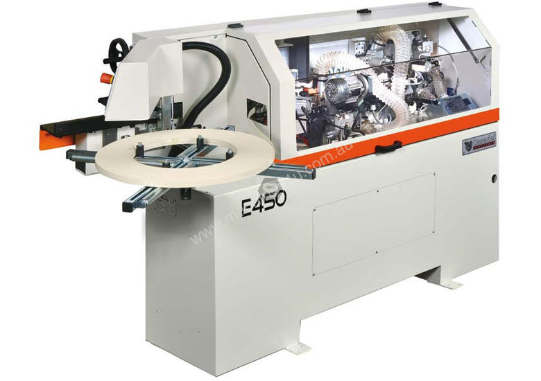 caption EX DEMO Casadei Industria E450 Automatic Edgebander - Made