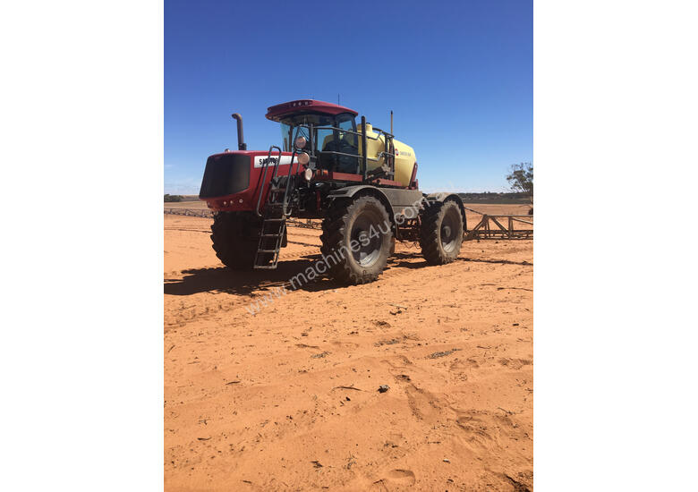caption Hardi Saritor Boom Sprayer