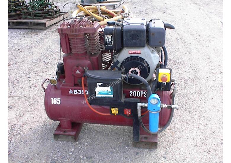 caption Airmac diesel air compressor
