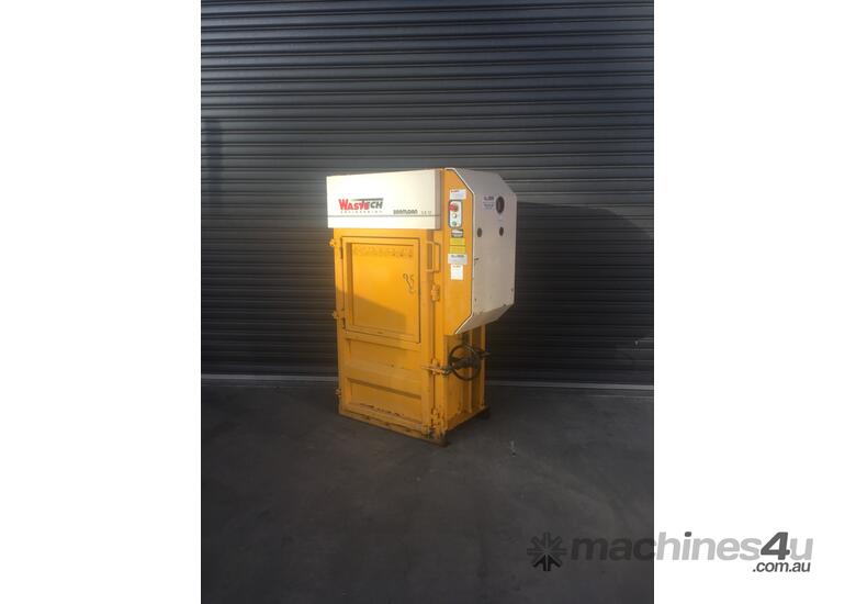 caption Bramidan 3X12 Vertical Baler | 10 Tonne Press Force | Cardboard & Plastic Baler
